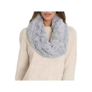Peace & Pearls Gray OS infinity scarf